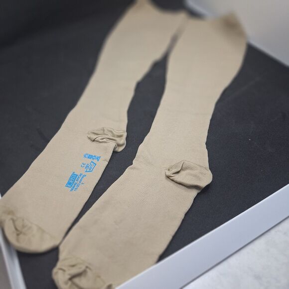 Jobst Travel Socks 15-20 mmHg Beige Size 1 - Picture 5 of 5